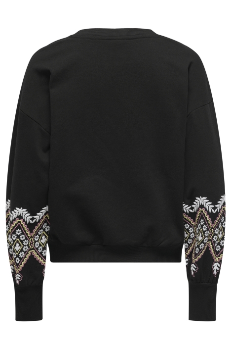 Only onlbrooke l/s o-neck print swt